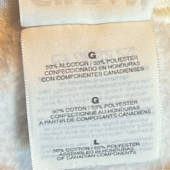 Vintage Snowman‎ Women’s Size L White And Gold Crewneck Sweatshirt Gildan - Picture 5 of 6